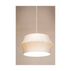 Lotus Lampa Wisząca 1xE27 Max.60W Czarny/Transparentny PVC/Szary