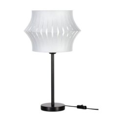 Lotus Lampa Stołowa 1xE27 Max.40W Czarny/Czarny PVC/Szary