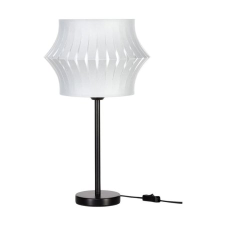 Lotus Lampa Stołowa 1xE27 Max.40W Czarny/Czarny PVC/Szary