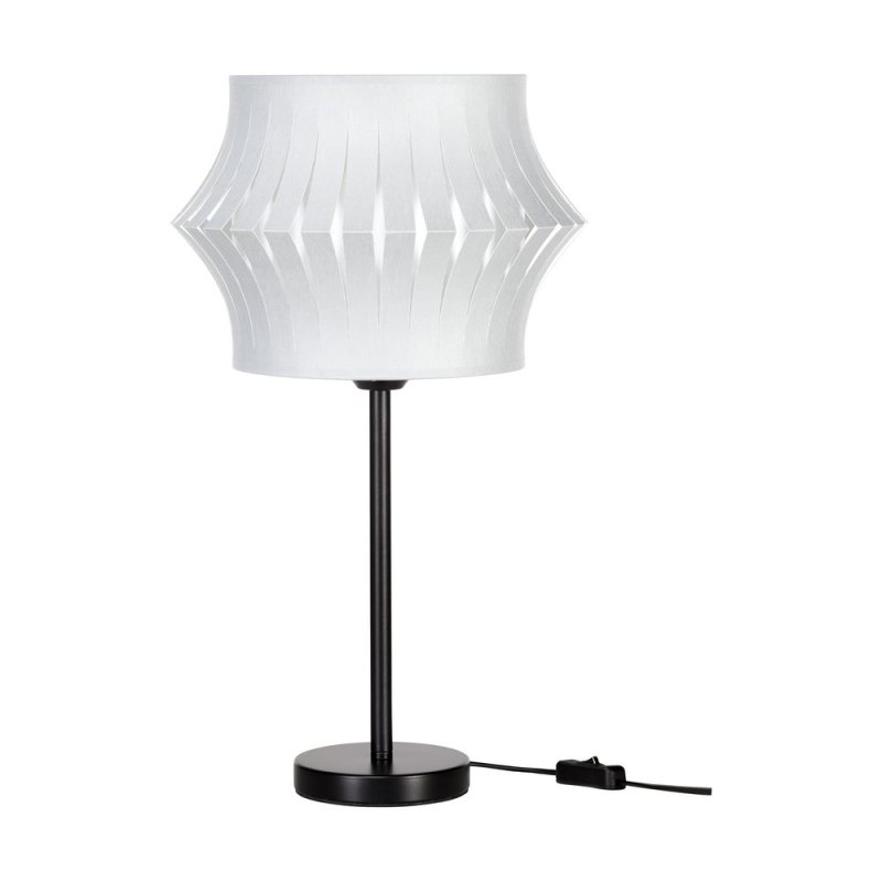 Lotus Lampa Stołowa 1xE27 Max.40W Czarny/Czarny PVC/Szary