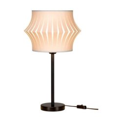 Lotus Lampa Stołowa 1xE27 Max.40W Czarny/Czarny PVC/Szary