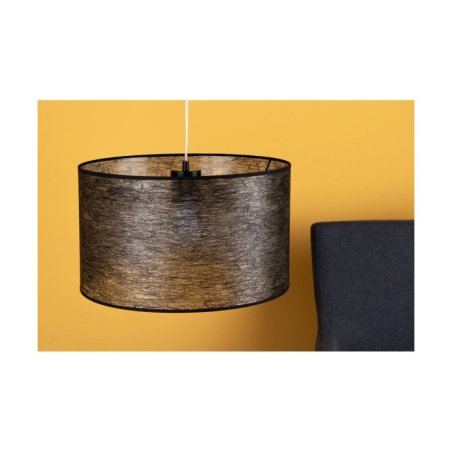 Nevoa Lampa Wisząca 1xE27 Max.60W Czarny/Transparentny PVC/Czarny