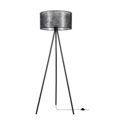 Nevoa Lampa Podłogowa 1xE27 Max.40W Czarny/Czarny