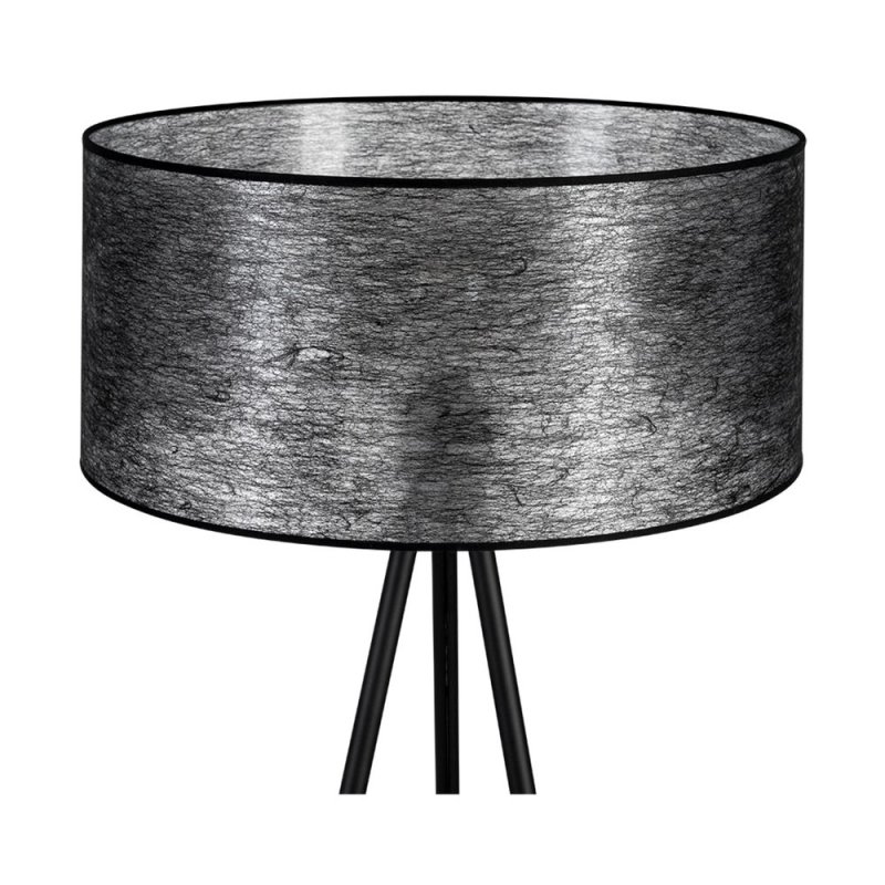 Nevoa Lampa Podłogowa 1xE27 Max.40W Czarny/Czarny