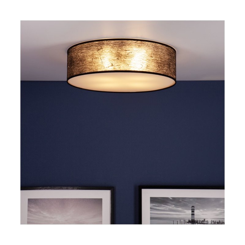 Nevoa Lampa Sufitowa 3xE27 Max.25W Biały/Czarny