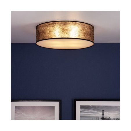 Nevoa Lampa Sufitowa 3xE27 Max.25W Biały/Czarny