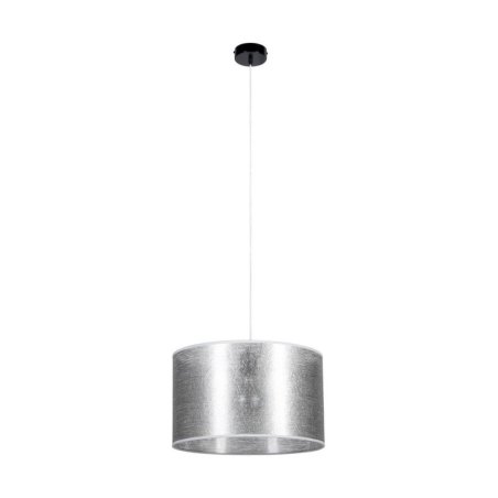 Nevoa Lampa Wisząca 1xE27 Max.60W Czarny/Transparentny PVC/Srebrny