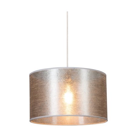 Nevoa Lampa Wisząca 1xE27 Max.60W Czarny/Transparentny PVC/Srebrny