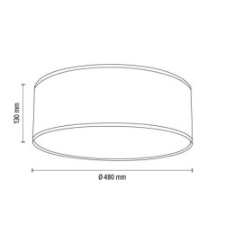 Nevoa Lampa Sufitowa 4xE27 Max.25W Biały/Srebrny