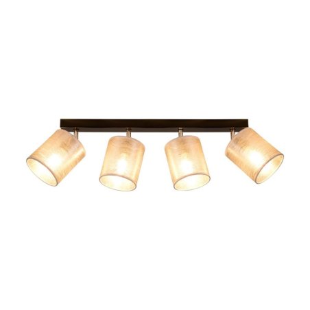 Nevoa Lampa Sufitowa 4xE27 Max.25W Czarny/Chrom/Srebrny