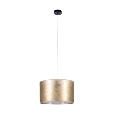 Nevoa Lampa Wisząca 1xE27 Max.60W Czarny/Transparentny PVC/Złoty