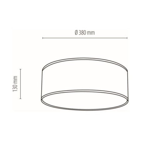 Nevoa Lampa Sufitowa 3xE27 Max.25W Biały/Złoty