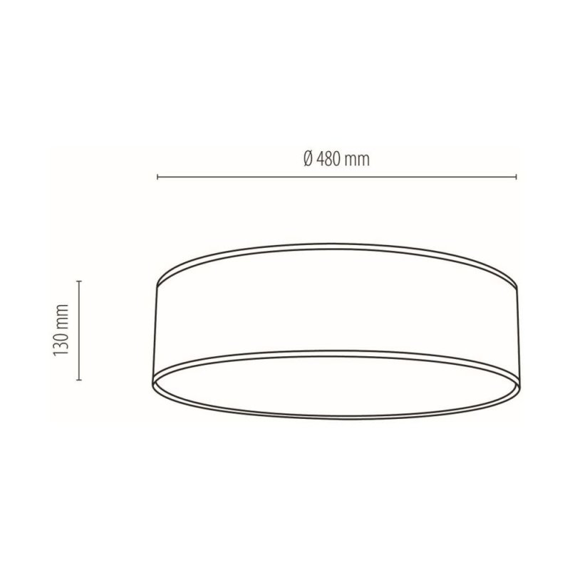 Nevoa Lampa Sufitowa 4xE27 Max.25W Biały/Złoty