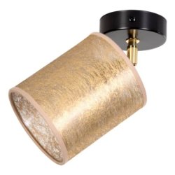 Nevoa Kinkiet 1xE27 Max.25W Czarny/Złoty