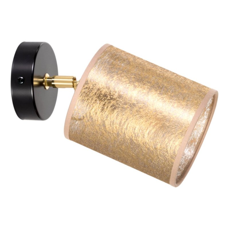 Nevoa Kinkiet 1xE27 Max.25W Czarny/Złoty