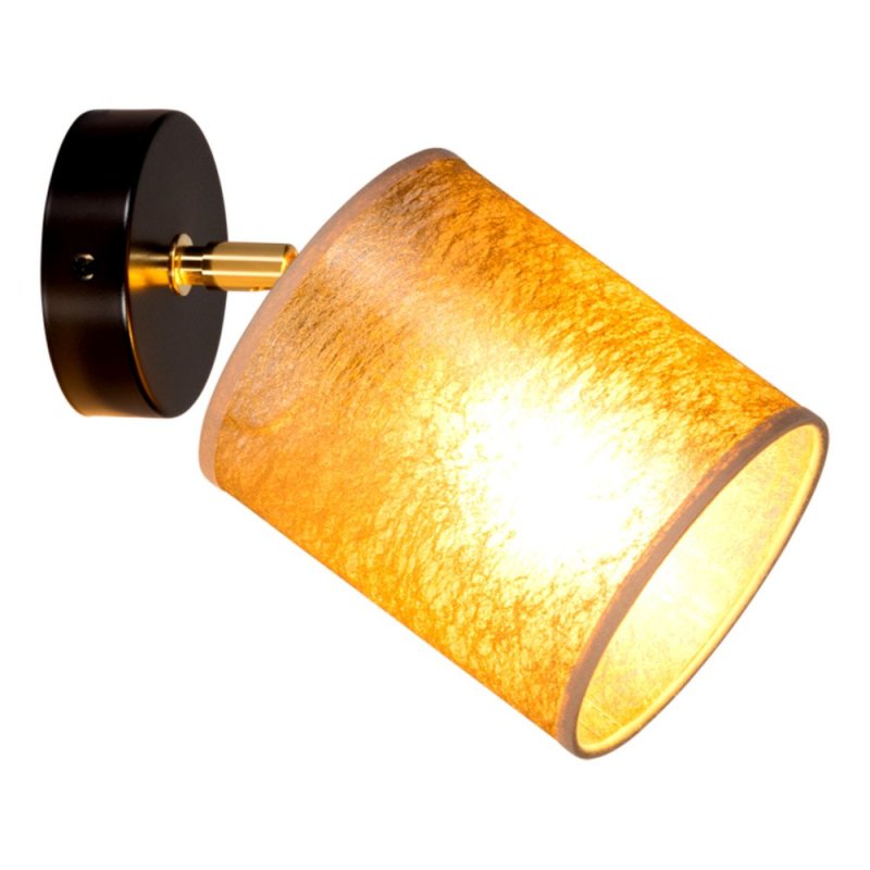 Nevoa Kinkiet 1xE27 Max.25W Czarny/Złoty