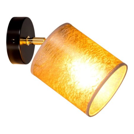 Nevoa Kinkiet 1xE27 Max.25W Czarny/Złoty