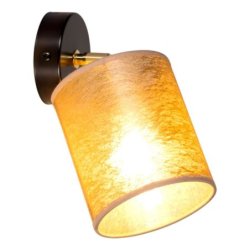 Nevoa Kinkiet 1xE27 Max.25W Czarny/Złoty