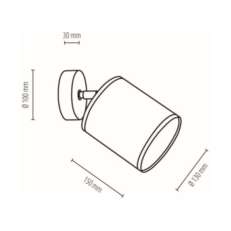 Nevoa Kinkiet 1xE27 Max.25W Czarny/Złoty