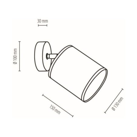 Nevoa Kinkiet 1xE27 Max.25W Czarny/Złoty