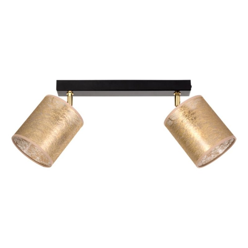 Nevoa Lampa Sufitowa 2xE27 Max.25W Czarny/Zloty