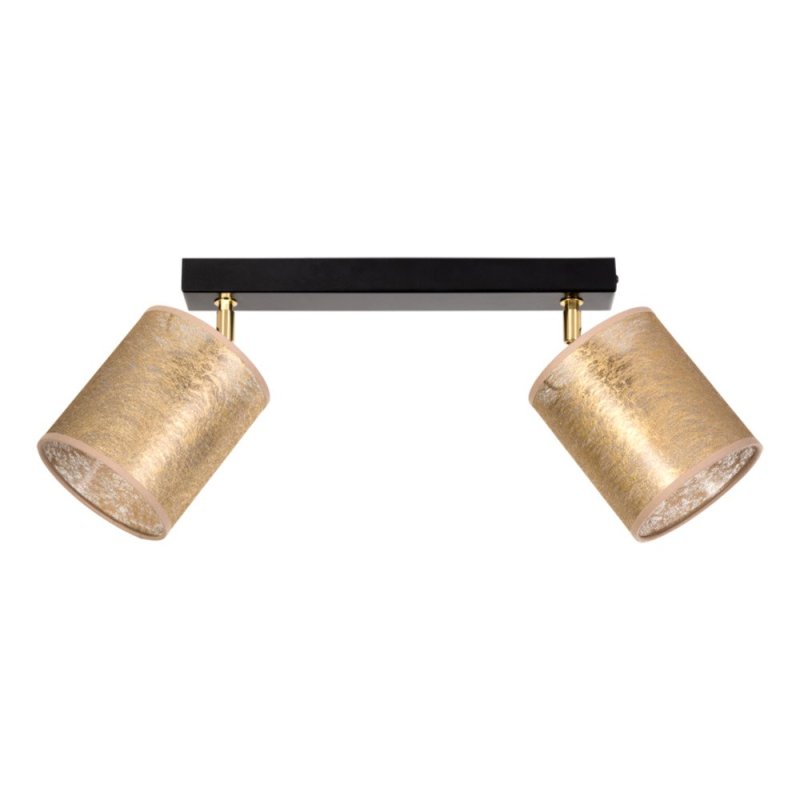 Nevoa Lampa Sufitowa 2xE27 Max.25W Czarny/Zloty
