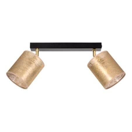 Nevoa Lampa Sufitowa 2xE27 Max.25W Czarny/Zloty