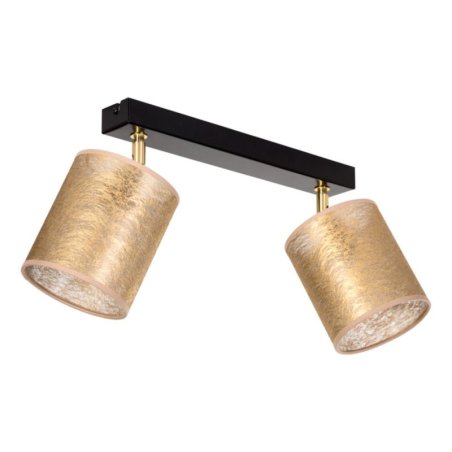 Nevoa Lampa Sufitowa 2xE27 Max.25W Czarny/Zloty