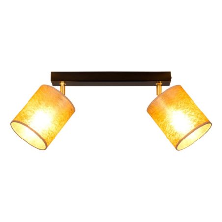 Nevoa Lampa Sufitowa 2xE27 Max.25W Czarny/Zloty