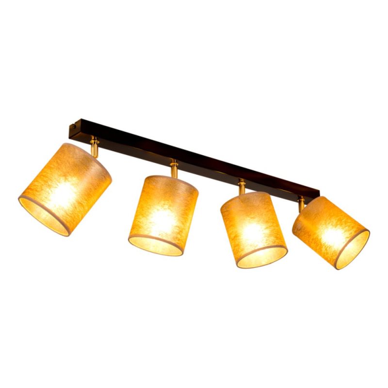 Nevoa Lampa Sufitowa 4xE27 Max.25W Czarny/Zloty