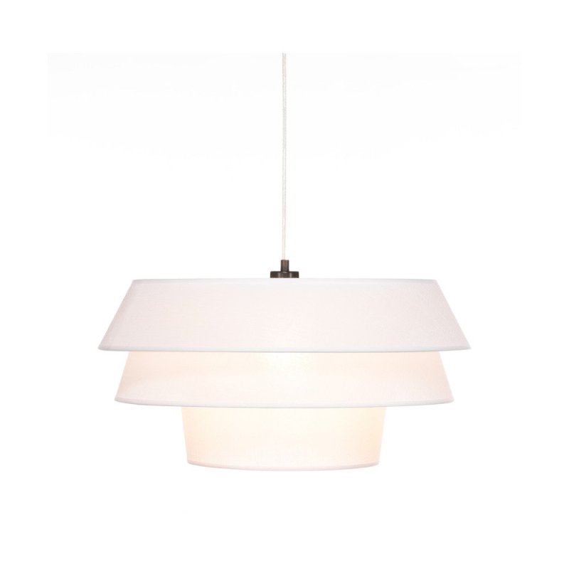 Amar Lampa Wisząca 1xE27 Max.60W Czarny/Transparentny PVC/Biały