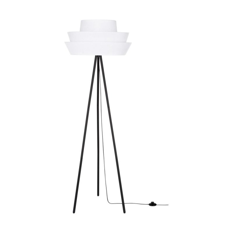 Amar Lampa Podłogowa 1xE27 Max.40W Czarny/Biały