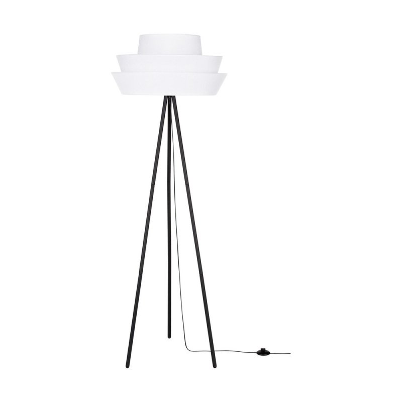 Amar Lampa Podłogowa 1xE27 Max.40W Czarny/Biały