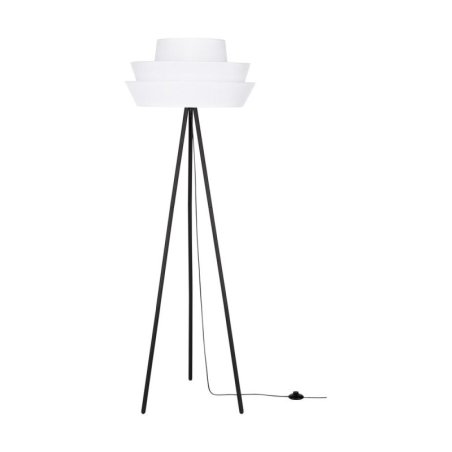 Amar Lampa Podłogowa 1xE27 Max.40W Czarny/Biały