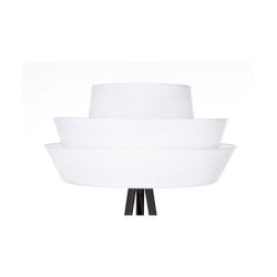 Amar Lampa Podłogowa 1xE27 Max.40W Czarny/Biały