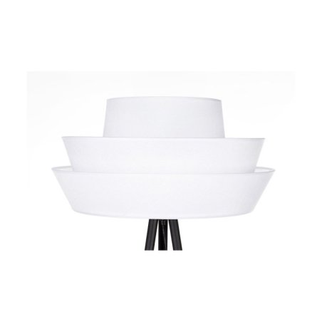 Amar Lampa Podłogowa 1xE27 Max.40W Czarny/Biały