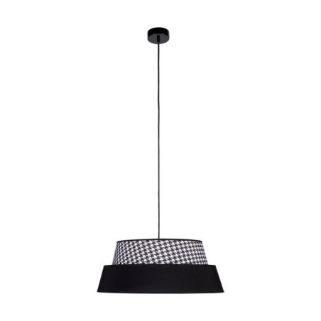 Preto Pepito Lampa Wisząca 1xE27 Max.60W Czarny/Czarny/Pepitka-Czarny