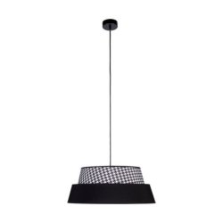Preto Pepito Lampa Wisząca 1xE27 Max.60W Czarny/Czarny/Pepitka-Czarny