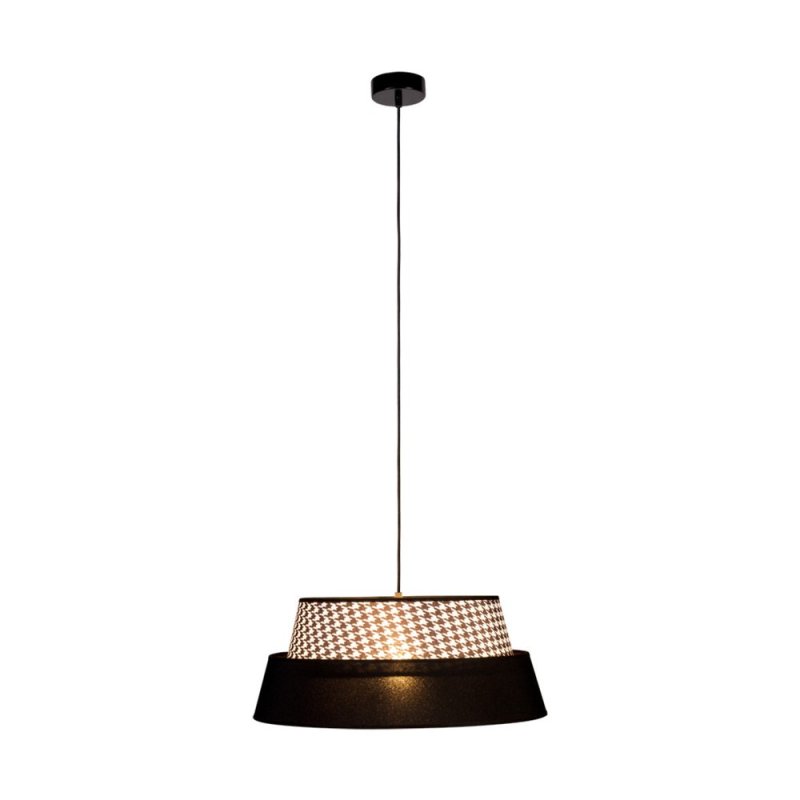 Preto Pepito Lampa Wisząca 1xE27 Max.60W Czarny/Czarny/Pepitka-Czarny