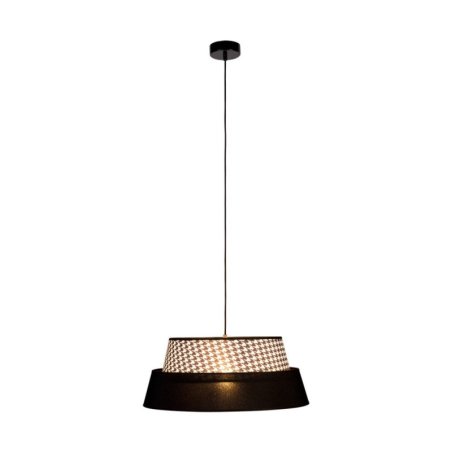 Preto Pepito Lampa Wisząca 1xE27 Max.60W Czarny/Czarny/Pepitka-Czarny
