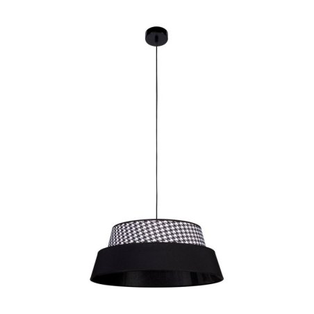 Preto Pepito Lampa Wisząca 1xE27 Max.60W Czarny/Czarny/Pepitka-Czarny
