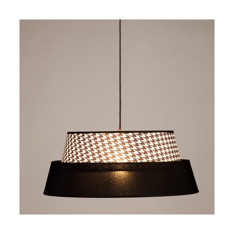 Preto Pepito Lampa Wisząca 1xE27 Max.60W Czarny/Czarny/Pepitka-Czarny