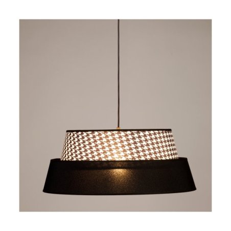 Preto Pepito Lampa Wisząca 1xE27 Max.60W Czarny/Czarny/Pepitka-Czarny