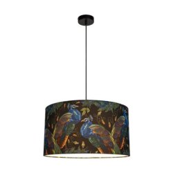 Paon Lampa Wisząca 1xE27 60W Czarny/Czarny/Multikolor
