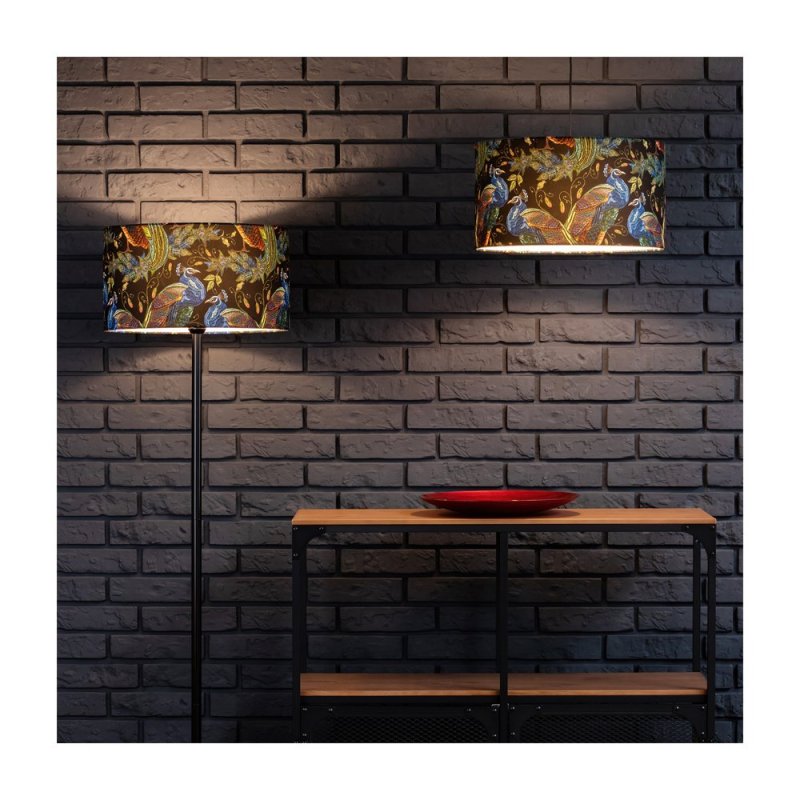 Paon Lampa Wisząca 1xE27 60W Czarny/Czarny/Multikolor