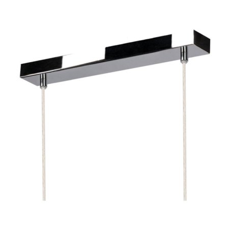 Dove Lampa Wisząca 2xE27 Max.40W Chrom/Transparentny PVC/Biały