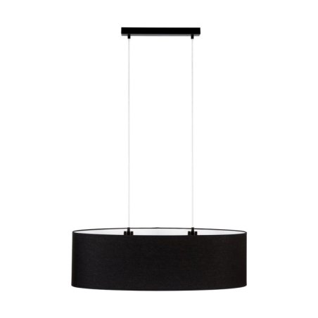 Dove Lampa Wisząca 2xE27 Max.40W Czarny/Transparentny PVC/Czarny