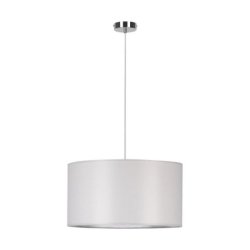 Dove Lampa Wisząca 1xE27 Max.60W Chrom/Transparentny PVC/Szary