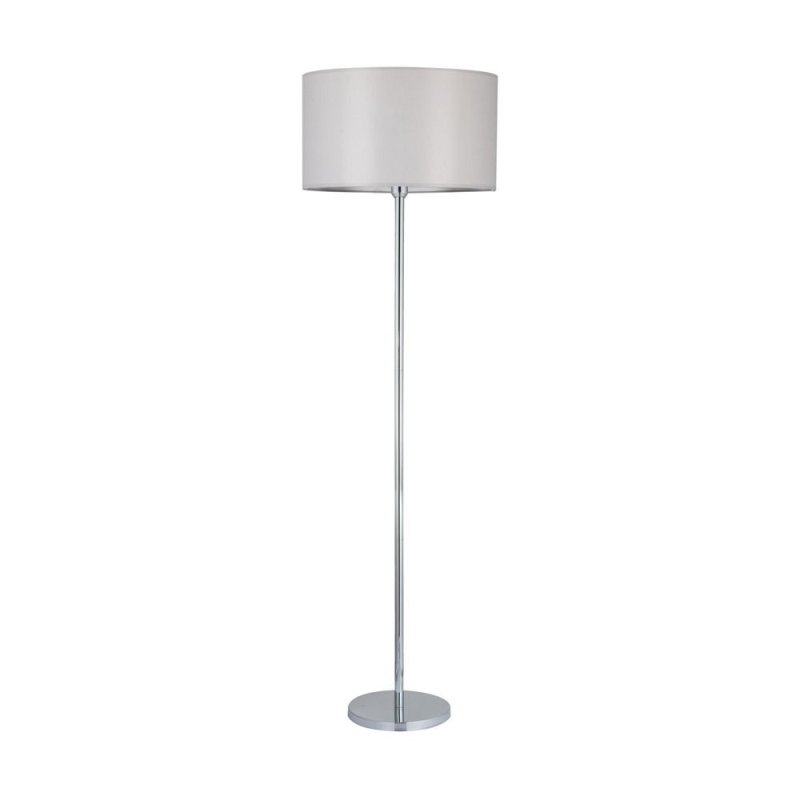 Dove Lampa Podłogowa 1xE27 Max.60W Chrom/Transparentny PVC/Szary