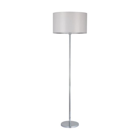Dove Lampa Podłogowa 1xE27 Max.60W Chrom/Transparentny PVC/Szary